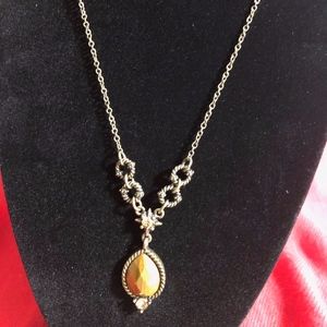 Faux Tiger's Eye Necklace